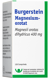 Burgerstein Orotate de magnésium » Micronutriments de Burgerstein Vitamine